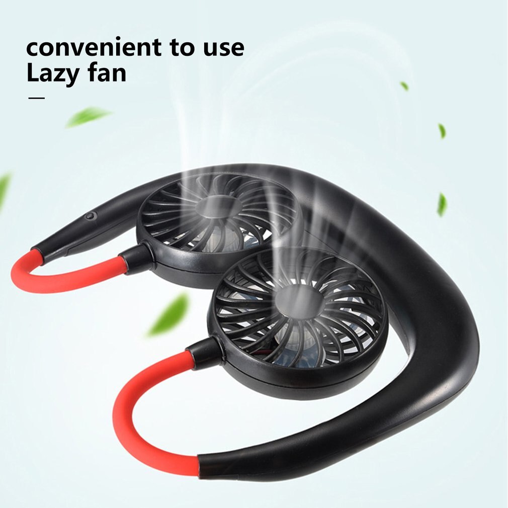 Sports Fan Neck Ring Fan Hanging Neck Lazy Aromatherapy Lantern Outdoor Mini Portable Practical Durable Fans