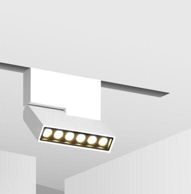 Verstelbare Magnetische LED Verlichting Track Spotlight Draaibare Track Verlichting Villa Kleding Winkel Verlichting Armatuur Plafond Rail Lampen