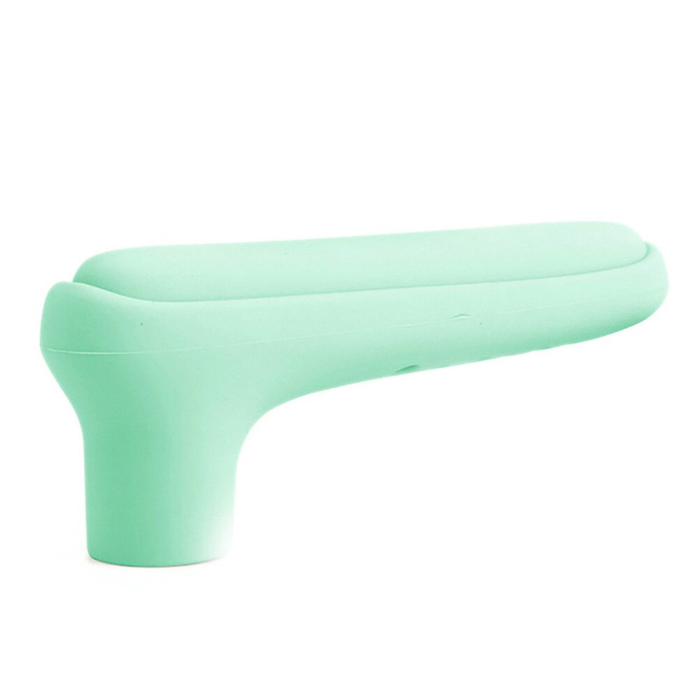Door Handle Cover Silicone Anti Collision Static Door Handle Protector Covers for Baby Child Home Safety Sleeve Room Doorknob: Green