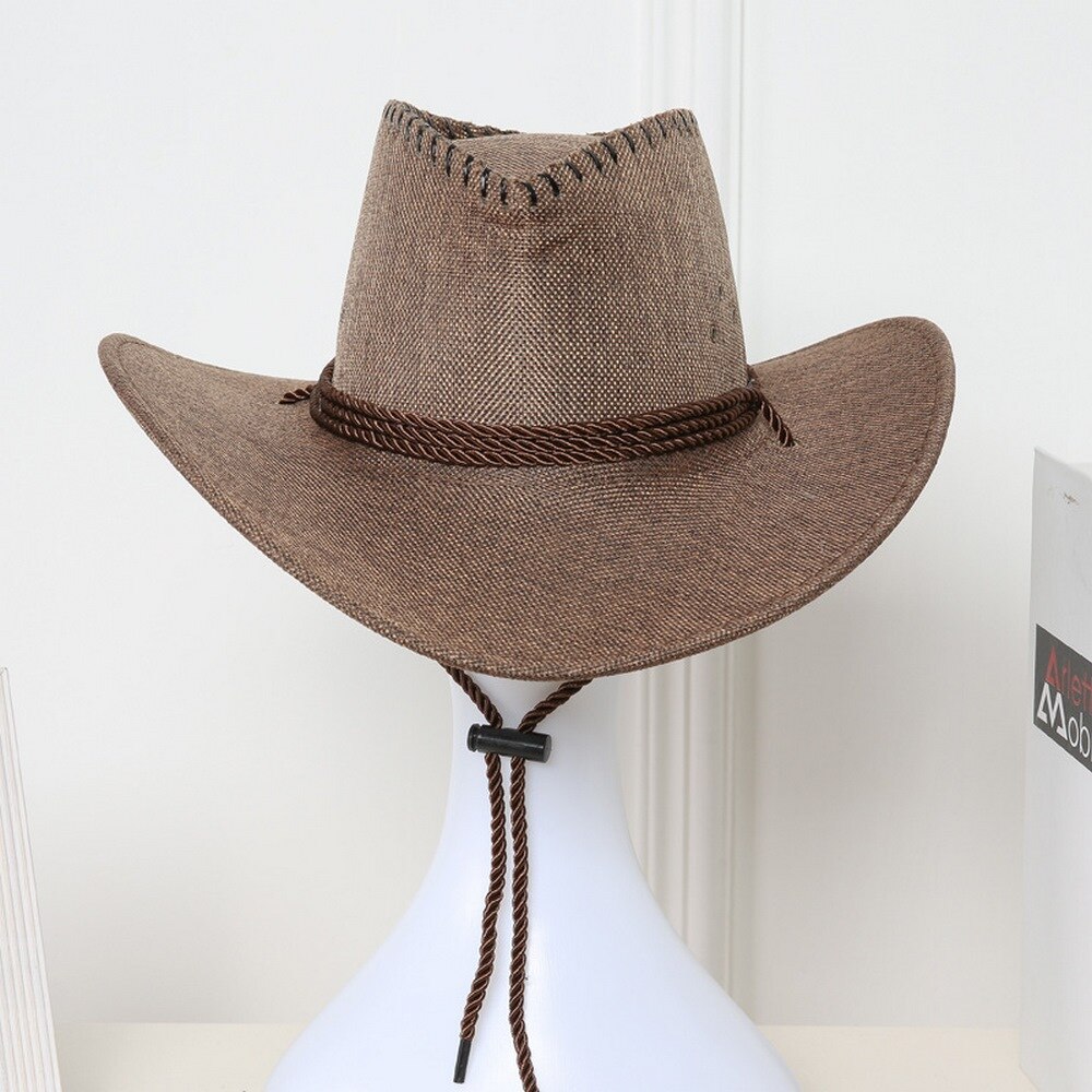 Chapeaux de Cowboy pour femmes et hommes, unisexe, en Denim, couleur unie, pour jeu en plein air, de