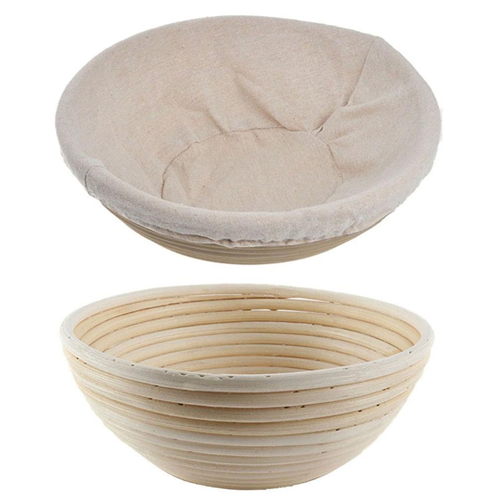 Round Shaped Dough Proofing Basket Rattan Banneton Brotform Bread Fermentation Baskets Bowl Baking kitchen Tools