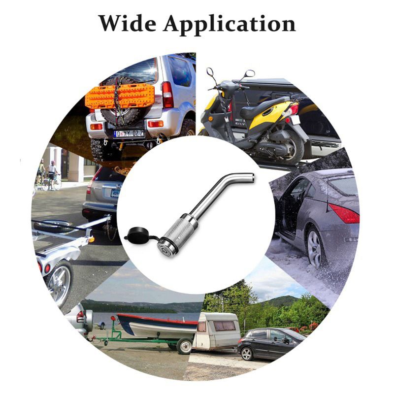 Anhængerkrog lås trækstift lås 1/2 " 5/8 " dobbelt modtager låse anhænger til klasse