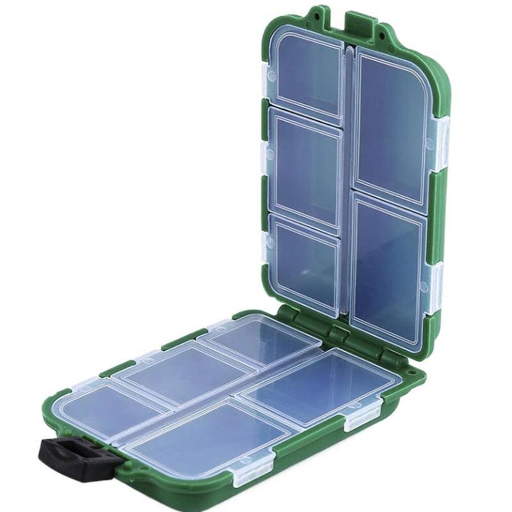 Karper Vissen Box Accessoires Lokt Aas Case Winter Transparante Garnalen Doos Voor Visgerei Dozen Vis Accessoires: green