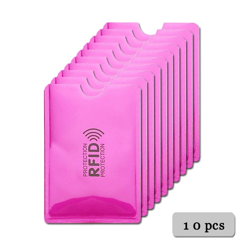 Anti Rfid Kaarthouder Portemonnee Blokkeren Reader Lock Bank Kaarthouder Id Bank Card Case Aluminium Bescherming