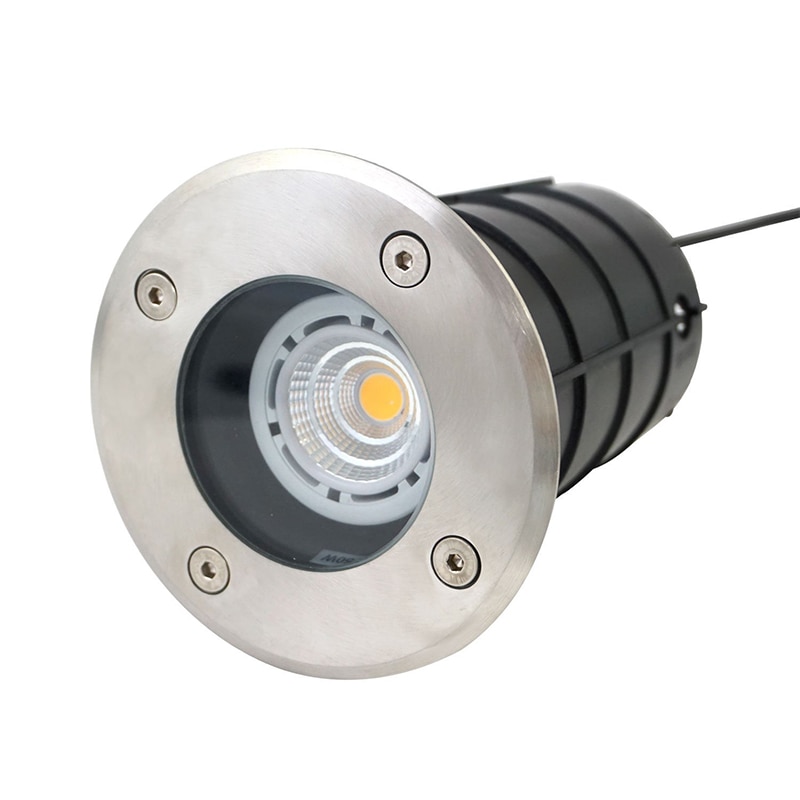 5W Waterproof LED Underground Light Kit IP67 Gu10 Outdoor Ground Garden Path Floor Buried Yard Spot Landscape with gland IP BOX