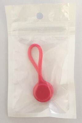 3pcs/pack Cute Magnet Earphone Cable Holder Clips Korean Kawaii Accessories Stationary Cord Winder Organizer Desk Office Set: red