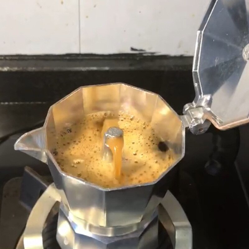 GUNOT Aluminum Stove-top Moka Pot Coffee Maker Italian Espresso Coffee Maker With Filter Cafeteira Expresso Percolator 3cup/6cup