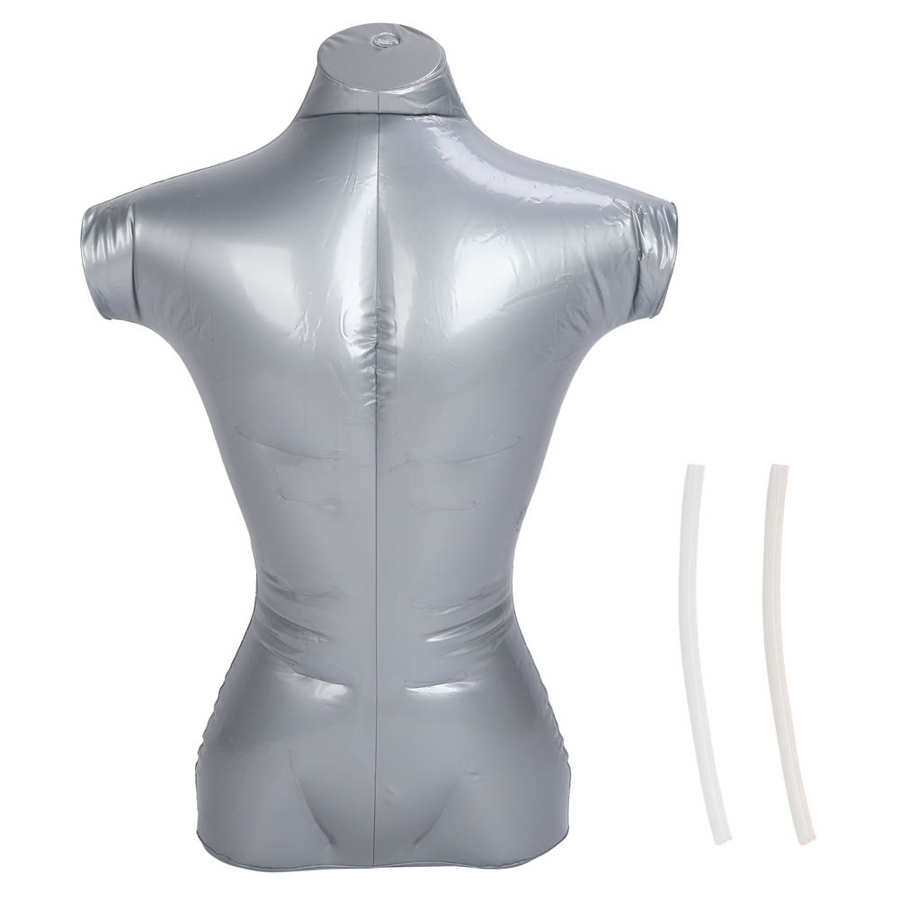 Male Inflatable Mannequins Model Upper Body Clothing Window Display Rack for Clothing Display PVC Half Body Male Model Mannequin
