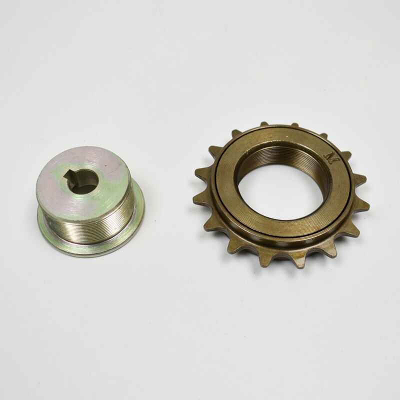 16T 18T 20T 22T Ebike Vrijloop Met Adapter Base Voor Unite Motor 1/2 "X" 1/8 "Chain Fit #410 Fietsketting Voor Links Drive Motor
