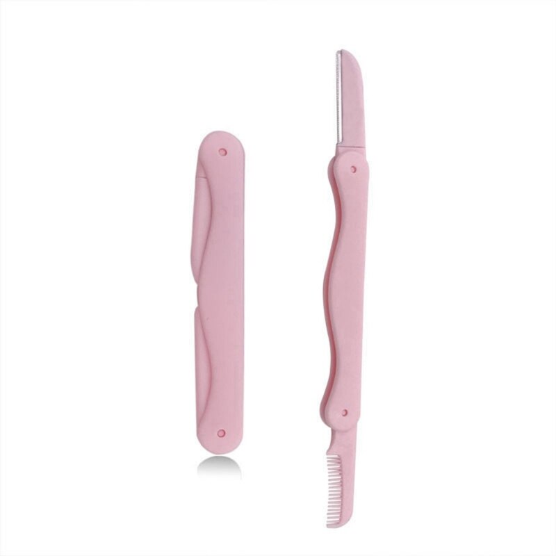 Trimmer wenkbrauwen scheerapparaat make-up gezichtsverzorging ontharing vrouwen wenkbrauw scheermes gezichtshaar verwijderaar wenkbrauw: A4