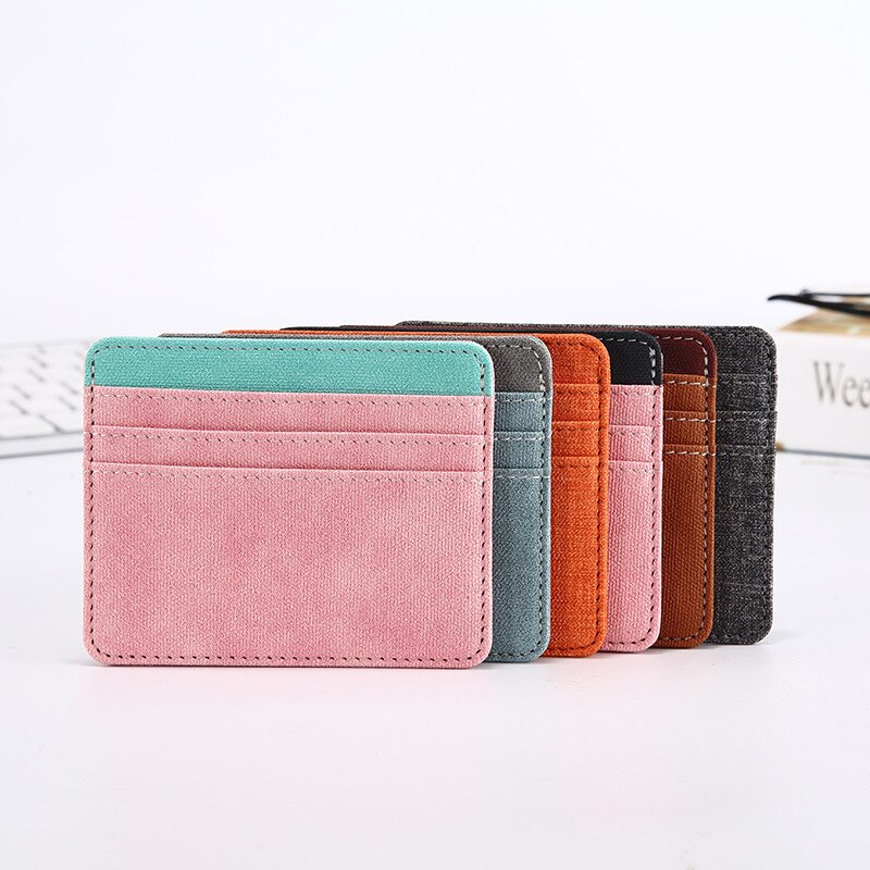 Multi Slot Card Holder Slim Bank Credit Card ID Cards Coin Pouch Case Bag Wallet Organizer Women Men Thin Business Card Wallet
