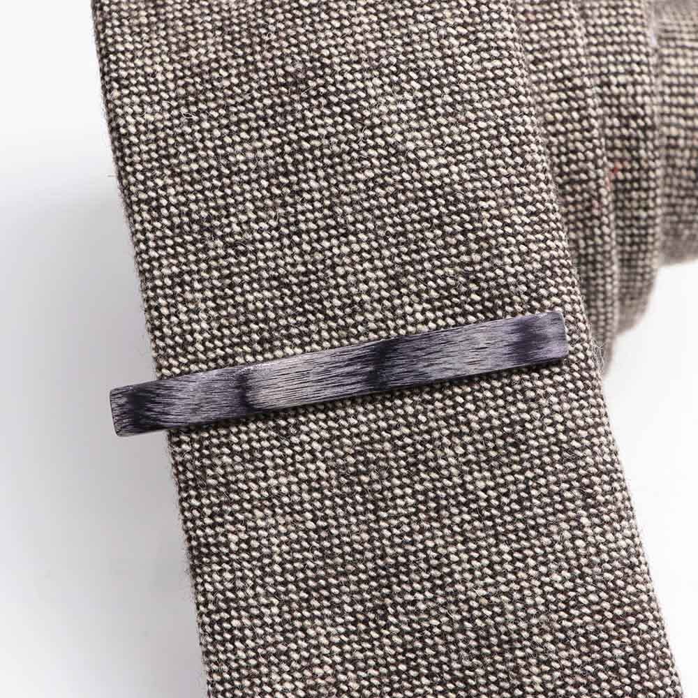 Classy Houten Metalen Tie Clips 6 cm &amp; 4.5 cm Trendy Mannen Accessoires Mannelijke Zakelijke Banket Bar Casual Stropdas Clips sluiting Mens: 4