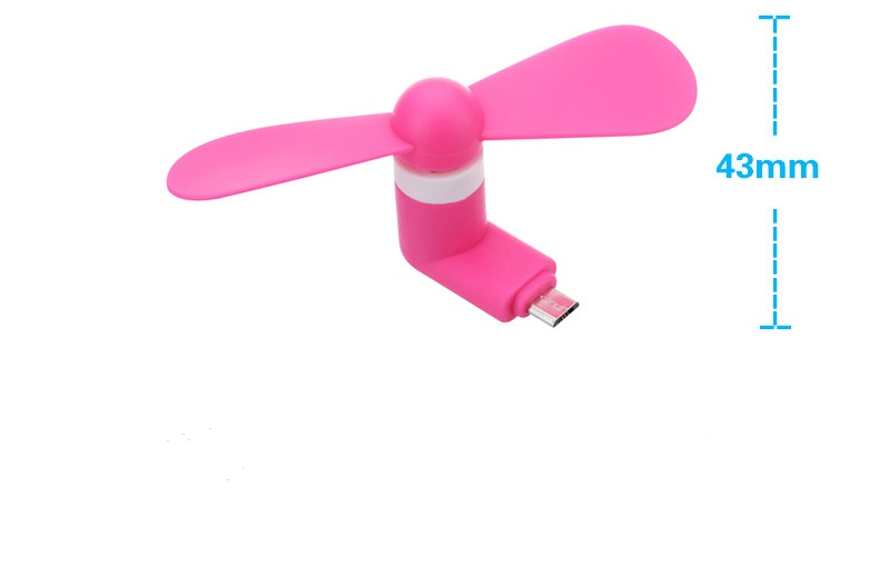 Mini Portable Micro USB Fan 5v 1w Mobile Phone USB Gadget Fans Tester For Android
