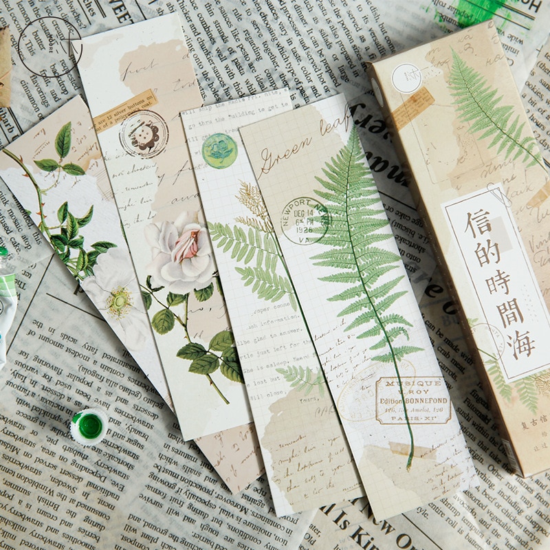 Marcapáginas de papel con de Ciudad de las aves, 30 Uds./1 lote, marcapáginas para libros/compartir/Marcadores de libro/Pestaña para libros/papelería