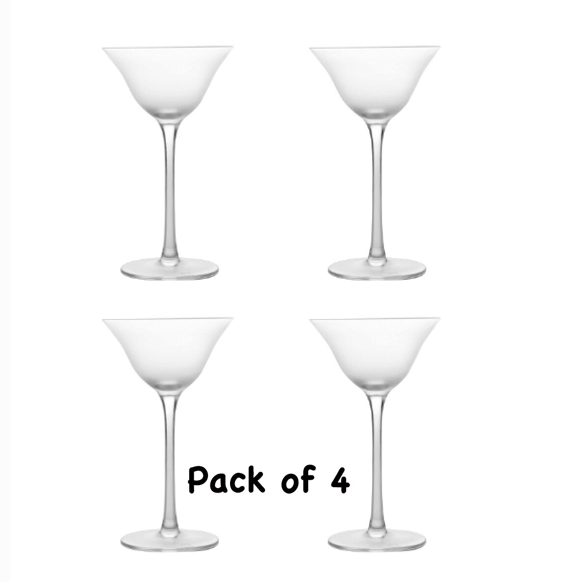 4 Stuks 130 Ml Cocktail Goblet Glazen Martini Glas Set Van 4: Default Title