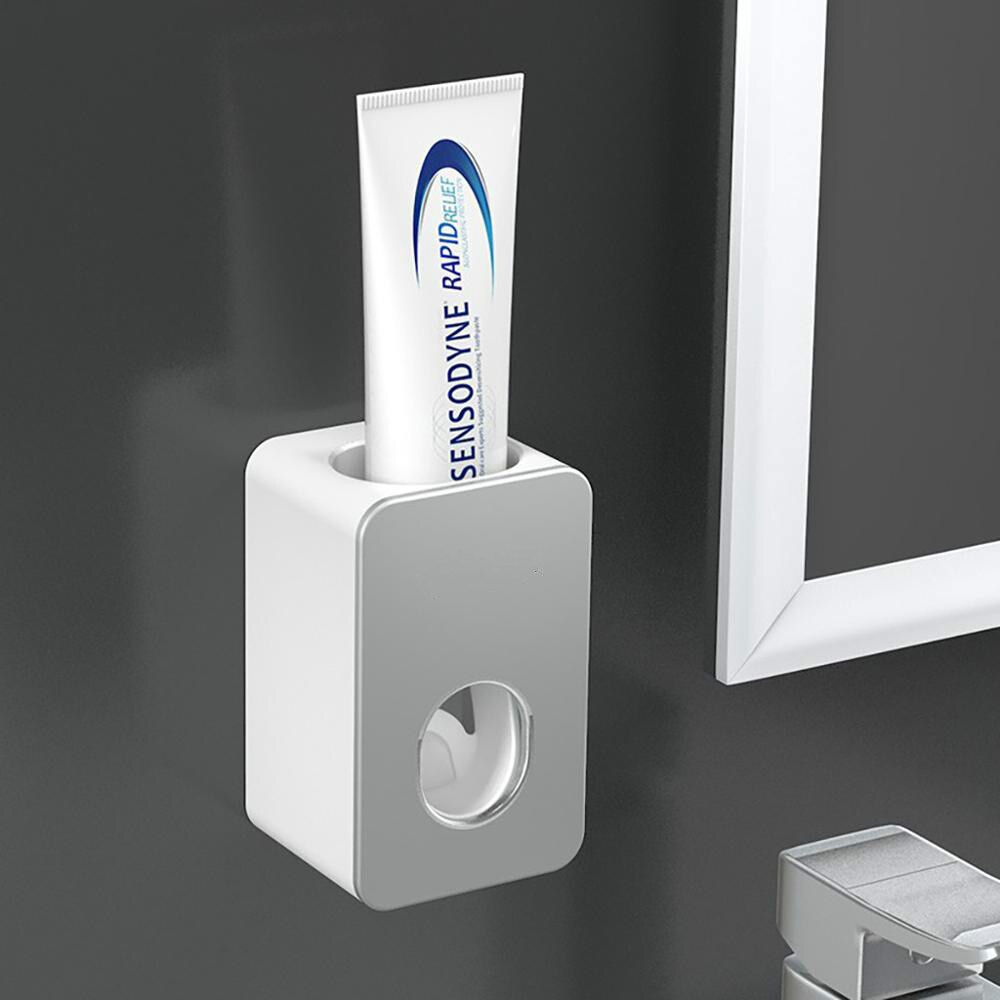 Dispensador automático de pasta de dientes, exprimidor de pasta dental, soporte de montaje en pared, extrusión, accesorios de baño