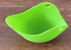 1PC oder 4PC Flexibe Silikon Ei Wilderer Pochieren Hülsen Küche Werkzeug Backen Pochiert Tasse Ei Küche Kochen werkzeuge QA 094: Grün