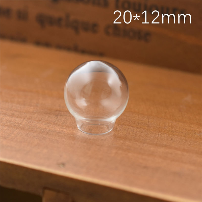 10 Stück 15–30 mm hohle Glaskugel, blasiert, Glasflaschenperlen mit See, DIY Kugeln, Schmuckzubehör, Glasperlen, Zubehör, handgefertigt: Grau