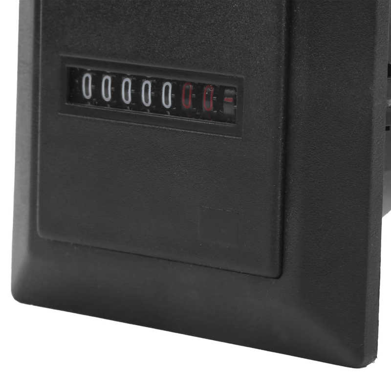 Industrial Tools Digital Display Hour Meter AC 220‑240V 50Hz Timer Tools for Engineering Machinery Digital Display Timer