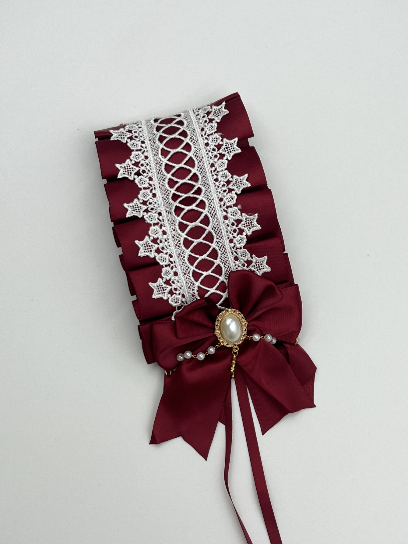 Coiffure gothique Lolita large en dentelle pour femmes, accessoires pour cheveux polyvalents faits à la main, bandeaux de Cosplay mignons, épingle à cheveux douce