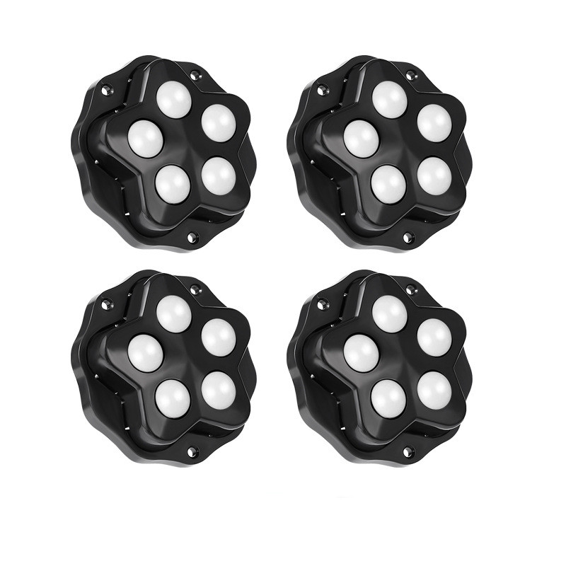 Ruedas para muebles, ruedas universales de alta resistencia de 200Kg, 4 Uds., 360 ° Ruedas autoadhesivas fuertes de acero inoxidable con rotación: Naranja