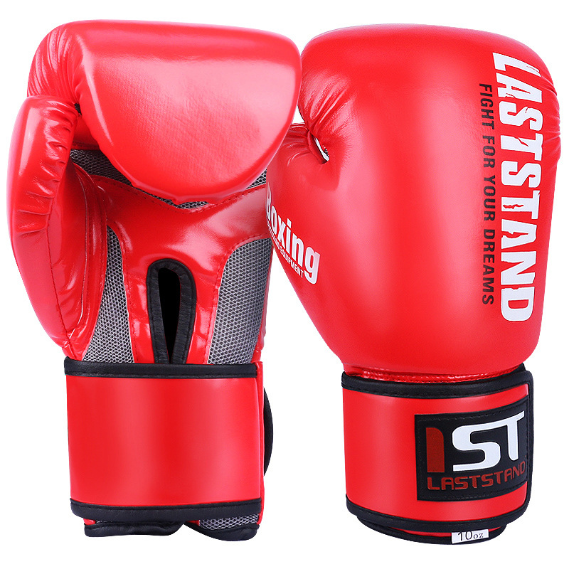 Gants de Kickboxing professionnels pour adultes, poings Sanda, entraînement pour hommes et femmes, sacs de sable de boxe thaïlandais, gants Muay Thai Taekwondo: Violet / 10 pouces