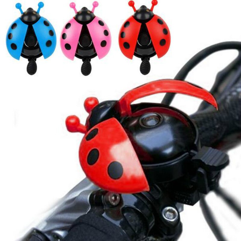 Fietsbel Ring Kever Cartoon Fietsen Bell Mooie Kids Lieveheersbeestje Bell Ring Voor Bike Rijden Hoorn Alarm Fiets Accessoires