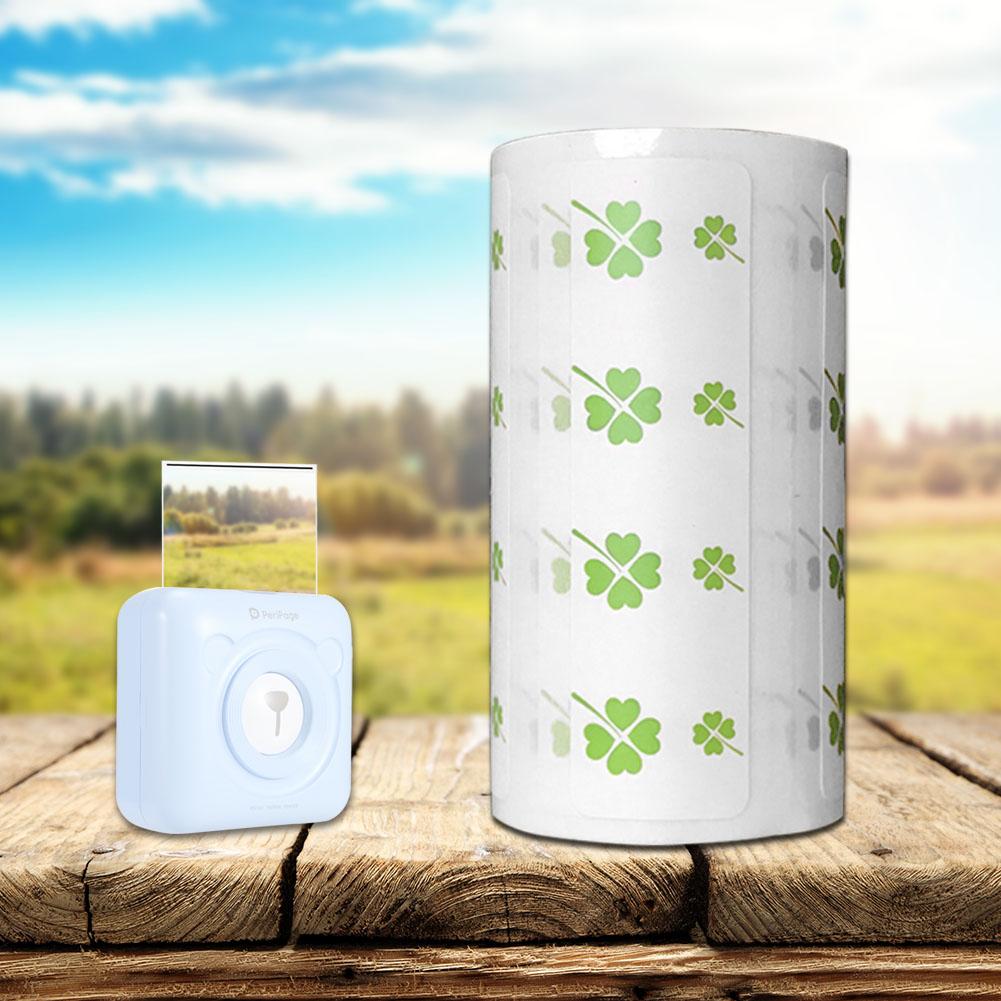 3 rollen cartoon direct thermische etiketten 50 x 15mm etiketformaat sterke kleefsticker voor peripage  a6 a6s a8 pocket thermische printer