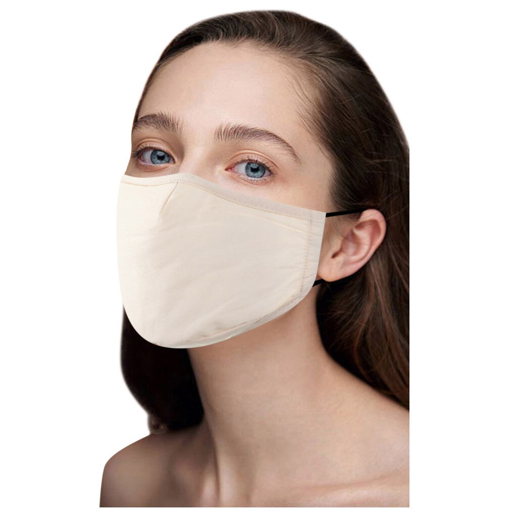 Mode Stofkap Effen Kleur Maskers Wasbaar Sneldrogend Katoen Maskers Voor Volwassenen Comfortabel En Zacht Maskers Суперобложка 1 stuks: A