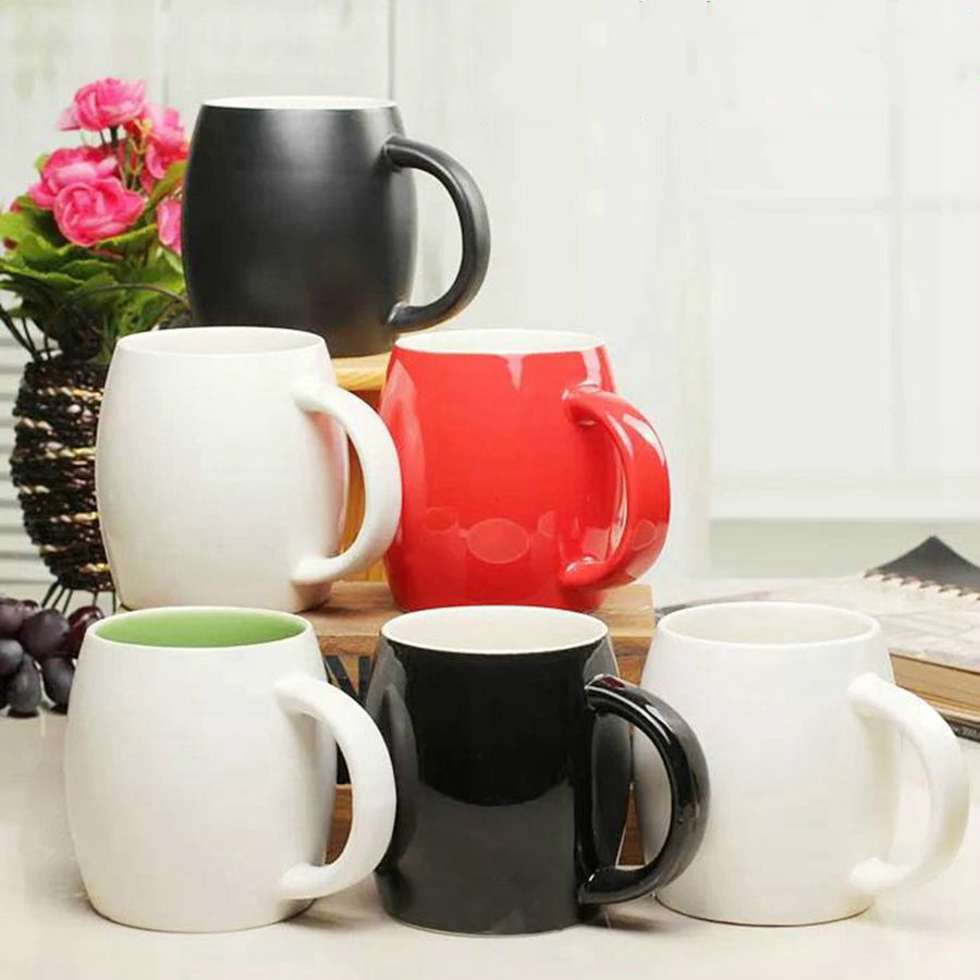Keramik smuk farverig ølkrus kaffekop caneca tegneserie xicaras mavemælk drikkevarer morgenmad vandkop