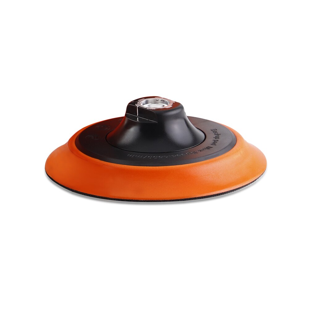 (Single ) SPTA M14 5"/6" Backing Plate Backer Dual Action Car Polishing Buffing Buffer Pad: 5inch Orange