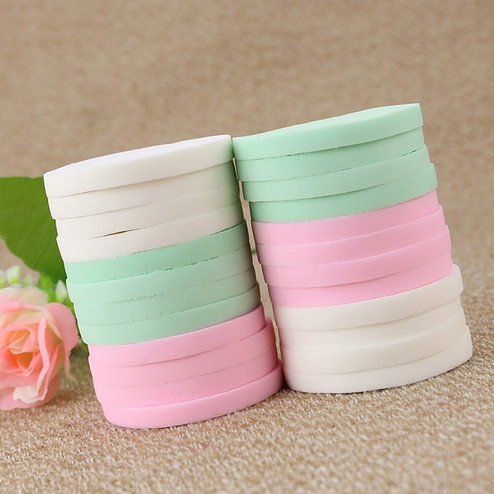 20 Stks/pak Spons Cosmetische Puff Make-Up Spons Gezicht Zachte Vrouwen Lady Makeup Stichting Contour Gezicht Sponzen Poederdons