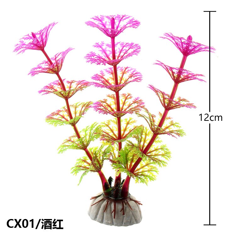 10Pcs Kunstplanten Aquarium Decor Water Onkruid Ornament Plant Aquarium Aquarium Gras 10-12Cm Decoratie: 9