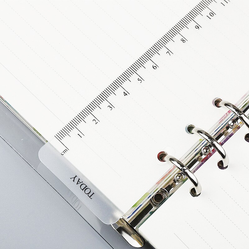 Regla A4 B5 A5 A6 A7 oro PP mate Frosted Planner Agenda Dokibook para 6 agujeros cuaderno con espiral y hojas sueltas organizador