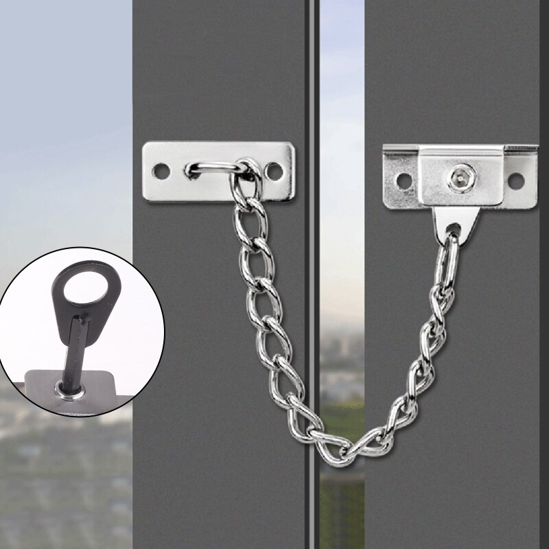 Stainless Steel Window Guard Window Door Restrictor Child Safety Security Lock