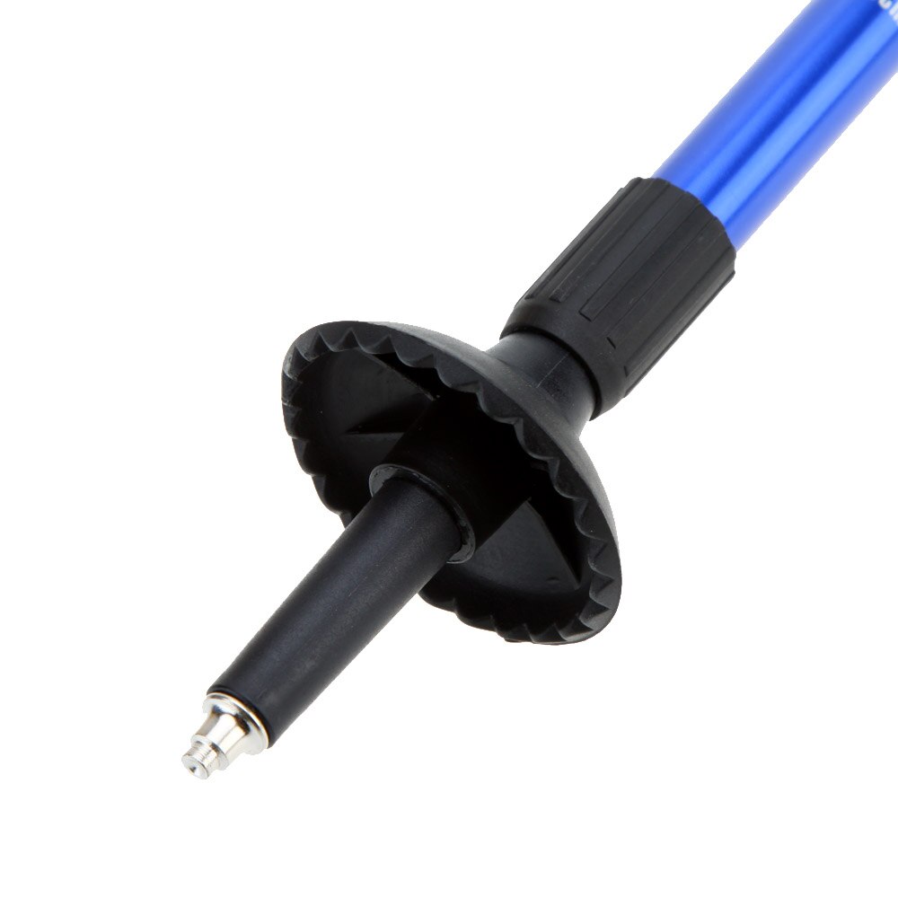 4 Section 6061 Aluminum Alloy Adjustable Telescopic Hiking Walking Stick Trekking Pole T Shape Grip Anti-shock Anti-skid