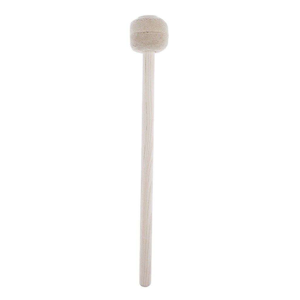 Mazo de tambor, palo de tambor de fieltro de lana, palo de tambor de graves antideslizante, accesorio de banda de instrumentos esenciales