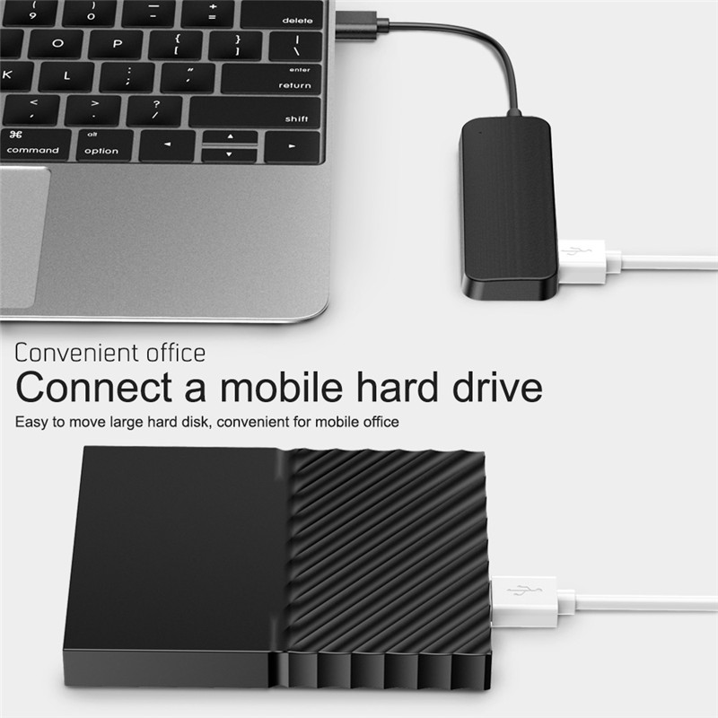 Usb typ c usb-c hubb usb 3.0 tf sd kortläsare thunderbolt 3 dex mode adapter för macbook air pro samsung  s8 s9 laddningsport