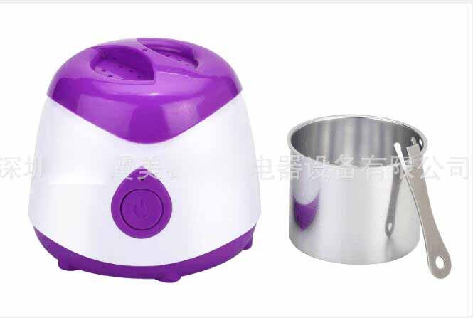 Wax Heater Epilator Hair Removal Tool Paraffin Warmer Heater Mini SPA Hand Epilator Feet Paraffin Wax Machine EU Pl: Wax machine purple