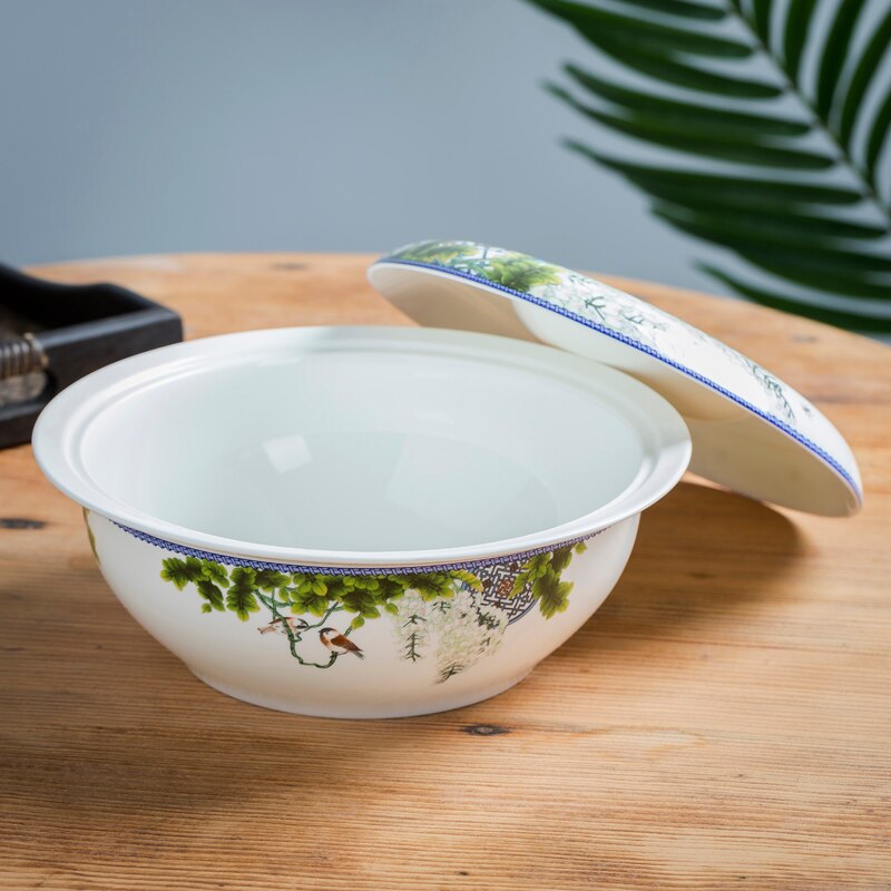 Bol à soupe de légumes en céramique de grande taille, bol à soupe de ménage chinois, os de , sauterelle, eau de poisson et légumes