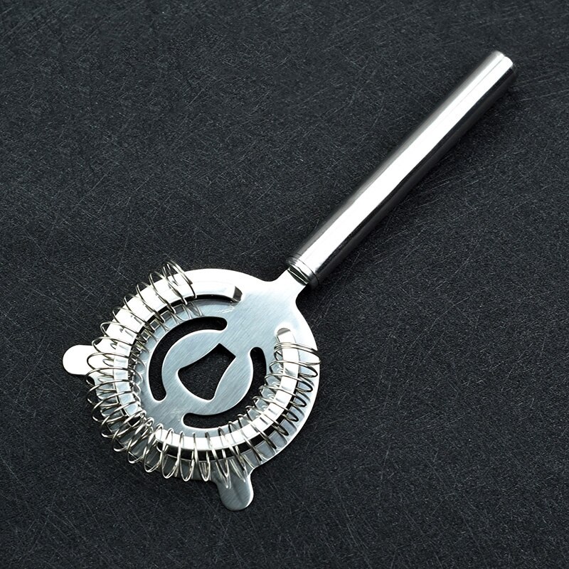 Stainless Steel Bar Strainer Cocktail Shaker Ice Strainer Wire Mixed Drink Strainer for Bar Bartender Tools