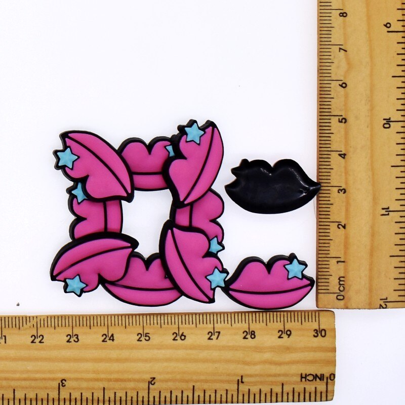 Accesorios para el cabello/broche/auricular/cargador USB/marcador/anillo para niños niñas DIY artesanía PVC nubes suaves Arco Iris avión cohete: 6