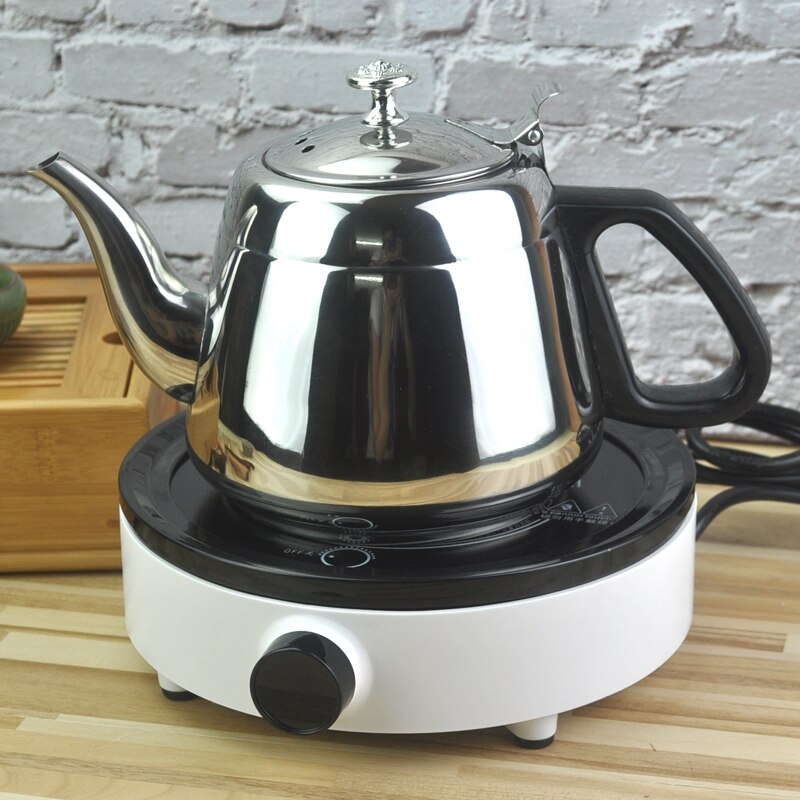 Stainless Steel Kettle Flat Bottom Water Bottle Household Cookware Suitable for Induction Cooker 1200ML