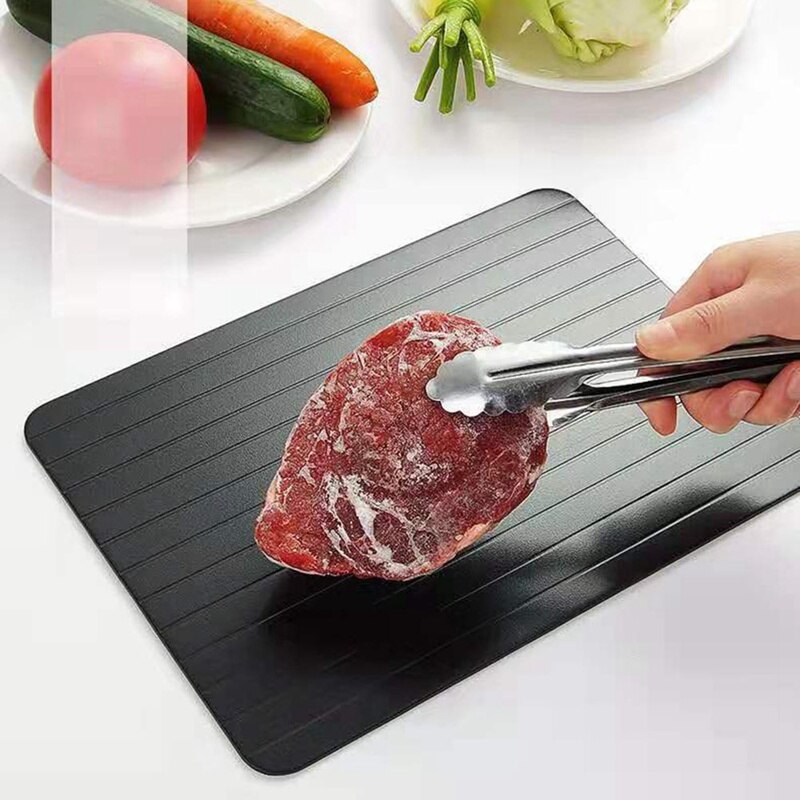 Frozen Food Fast Defrosting Tray Thaw Meat Fruit Quick Defrosting Plate Board Defrost Tool Kitchen Gadgets 3 Sizes