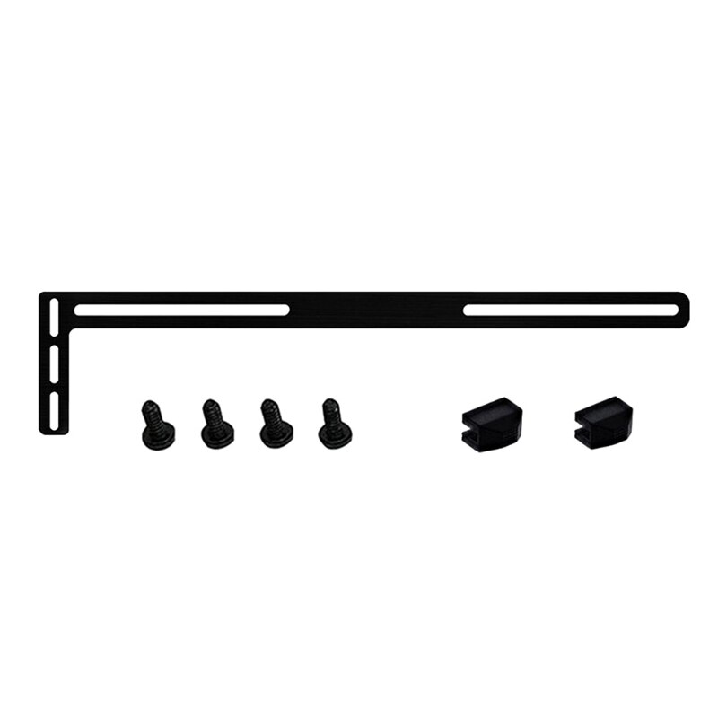 L-shaped Aluminum Graphics Card Holder PC Case GPU Support PCI Mounting Bracket: Default Title