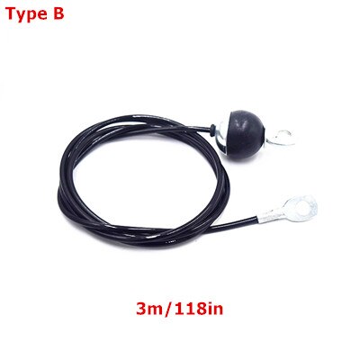 2M-5M Gym Kabel Draht Seil Heavy Duty Stahl Ersatz Teile für Home Gym Fitness Kabel Pulley zubehör Dia 5mm: TypeB-3M