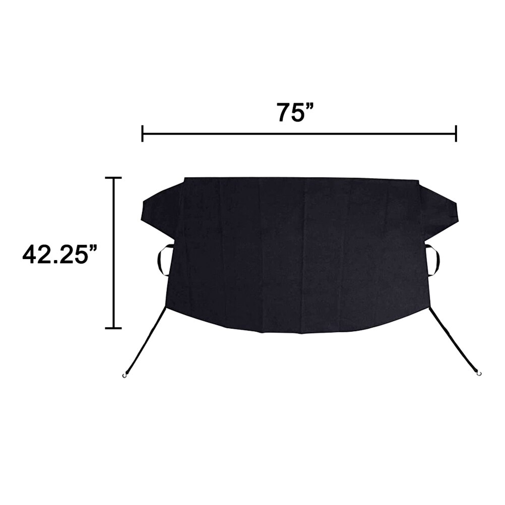 Car Windshield Snow Cover Winter Automobile Protective Covers Frost-Proof Car Front Windscreen Covers Car Shield Sun Shade: Default Title