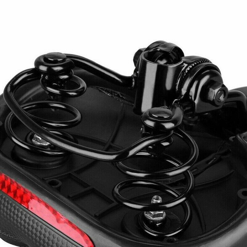 Anloximt Breed fietszadel, waterdicht fietszadel zonder neus, Big Butt zadel, comfortabel en ademend, elastisch mountainbike-zitkussen