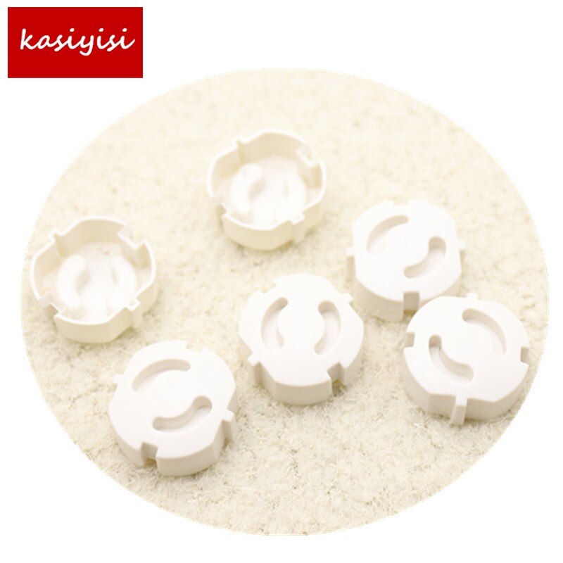 Couvercle de protection pour prise de courant ABS blanc, 100 pièces/lot, pour bébé