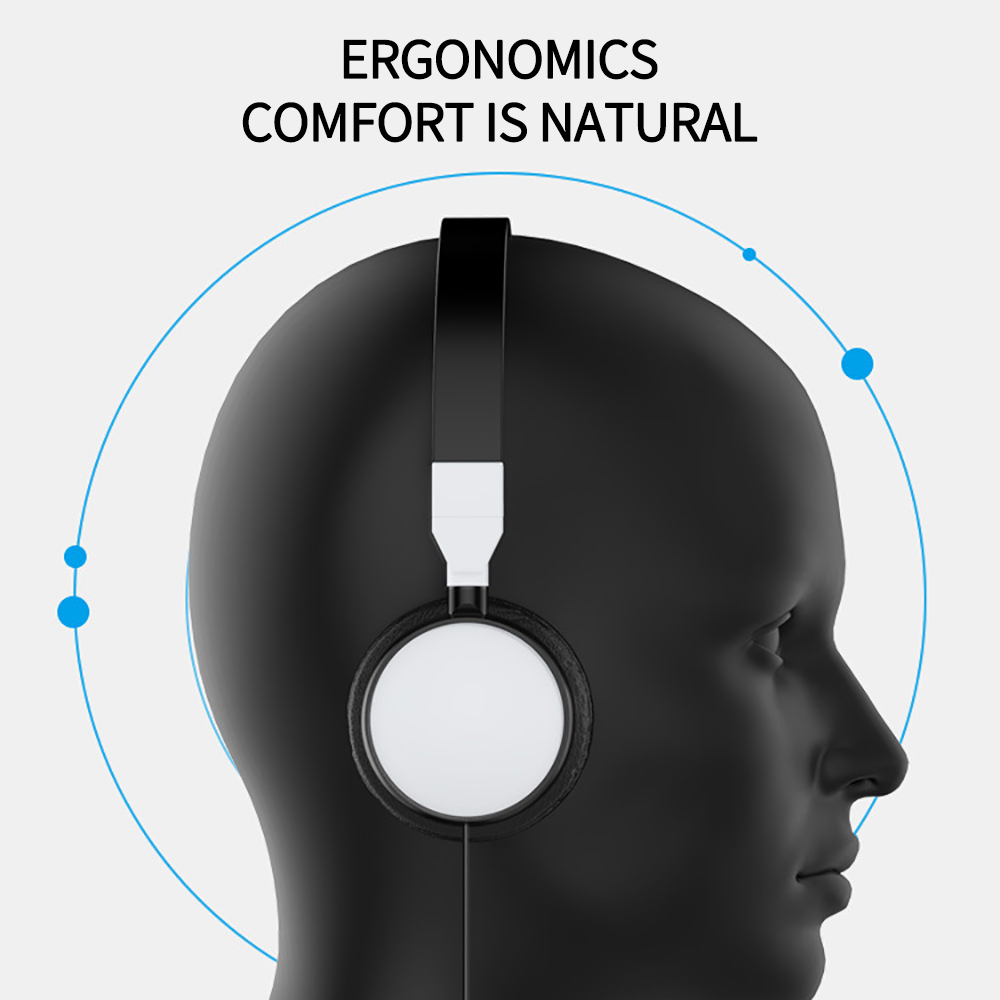 Moda com fio dobrável fones de ouvido 3.5mm alta fidelidade áudio baixo fone música esportes jogo fone para telefone desktop tablets pc